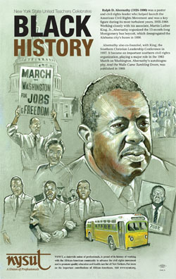 NYSUT poster honors Ralph D. Abernathy